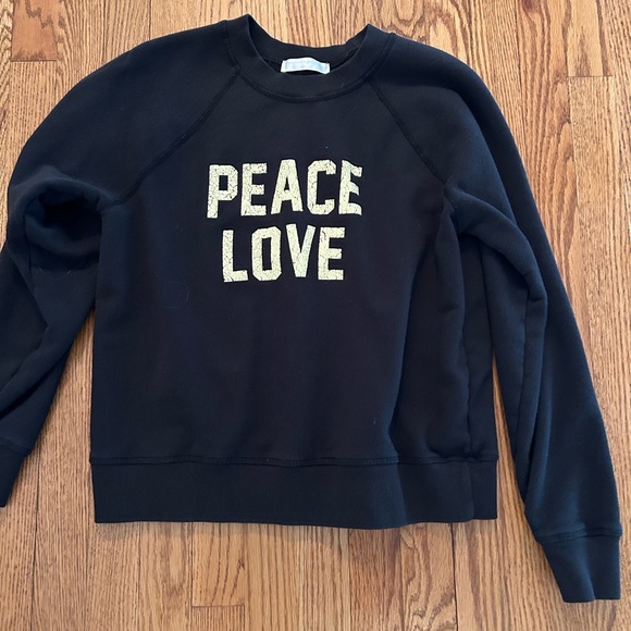 Spiritual Gangster Black Peace Love Sweater - Picture 1 of 3